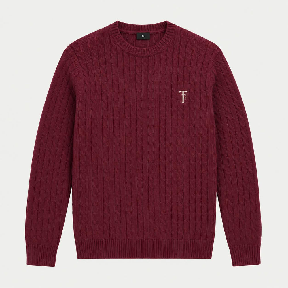 Sweater Trenzado Estilo OldMoney